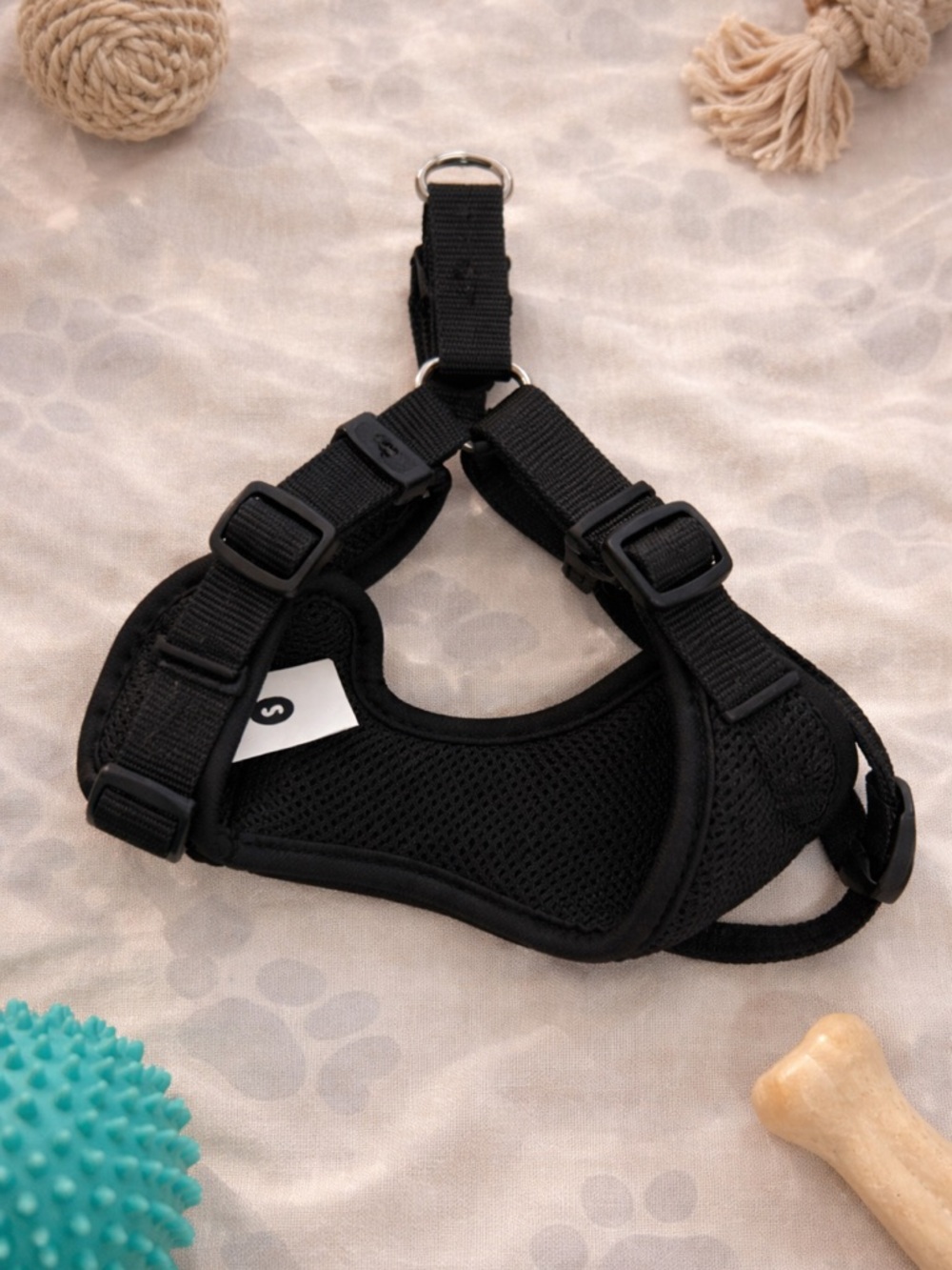 Vibrant Life Dog Harness Small Black Adjustable Puppy Harness NWOT